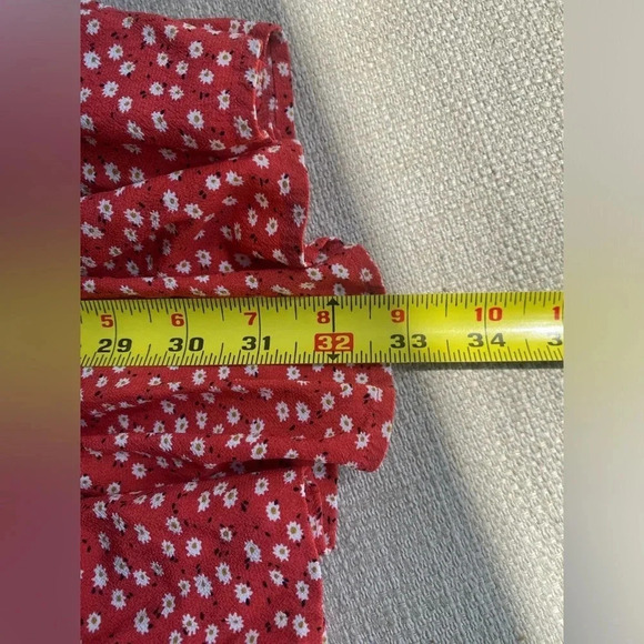 Rails Dress Women’s Small Everly Carmine Daisies Mini Tiered Flowy Floral - Picture 13 of 13